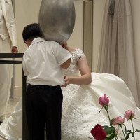 息子がおっきなスプーンを運ばせてもらいました