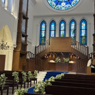 挙式前の雰囲気です