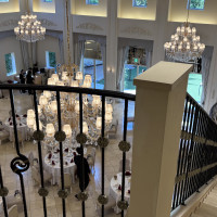 披露宴会場階段1番上からの景色