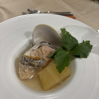 甘鯛とハマグリ別角度
スープが美味しかった