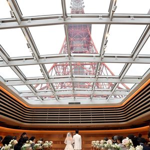 チャペルから見える東京タワー|781448さんのThe Place of Tokyo（ザ プレイス オブ トウキョウ）の写真(2590086)