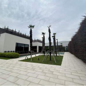 チャペル周辺の通路(ゲストが待機室からチャに移動する時通路)|781467さんのCiel Belle Terre（シエル ベル テール）の写真(2597825)