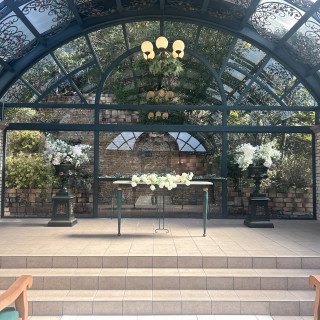 緑の多いチャペル