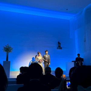 挙式会場（青色ライトバージョン）|781478さんのWグランラセーレ福山の写真(2591125)