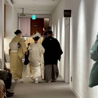 控室からの廊下