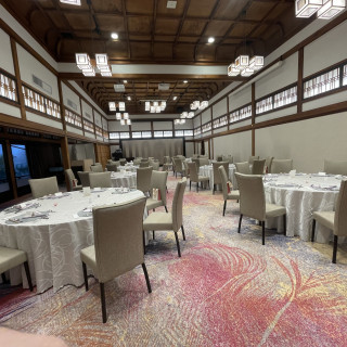 式当日の披露宴会場