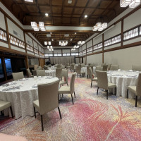 式当日の披露宴会場