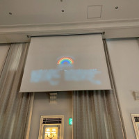 ゲストへのメッセージ投影