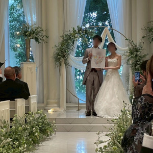 挙式会場内|781512さんのアーセンティア迎賓館（静岡）/テイクアンドギヴ・ニーズウェディングの写真(2590338)