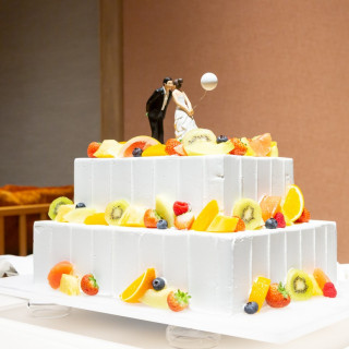 ウェディングケーキです。