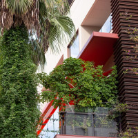 WITH THE STYLE FUKUOKAの中庭です。