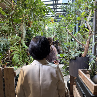 挙式会場までの道