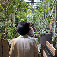 挙式会場までの道