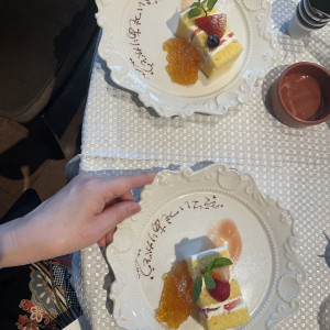 ケーキにメッセージ|781539さんのMEDI（メディー）の写真(2590956)