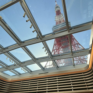 チャペルから見える東京タワーの景色