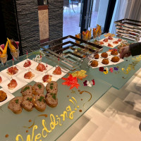 披露宴の始まる前の待ち時間で用意したアミューズビュッフェ