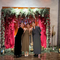 式場入ってすぐの撮影スペース
クリスマス感があってよかった