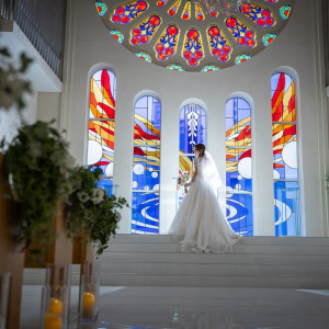 ステンドグラスがとても綺麗|781571さんのザ・ロイヤルクラシック福岡の写真(2591227)