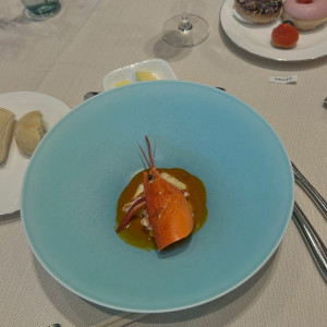 海老です。子供も食べられたので評判が良かったです。|781571さんのザ・ロイヤルクラシック福岡の写真(2590781)