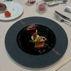 牛肉は、ヒレとサーロインどちらも使用してもらいました。|781571さんのザ・ロイヤルクラシック福岡の写真(2590780)