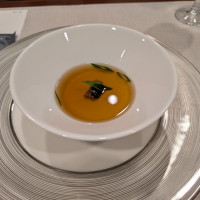 試食したコンソメスープ