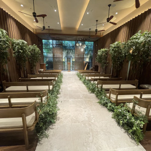 だんだん下り坂なので、ゲスト全員が見やすく作られていました。|781590さんのWITH THE STYLE FUKUOKA(ウィズ ザ スタイル フクオカ)の写真(2591016)