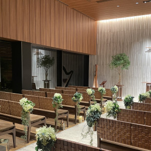 自然光が入るチャペル|781612さんのTHE TENDER HOUSE(ザ テンダーハウス)の写真(2591503)