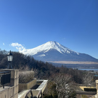 ホテルから見える富士山