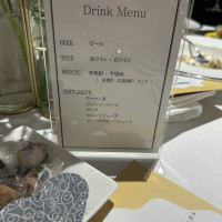 ドリンクのメニュー