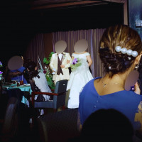 披露宴会場入場時