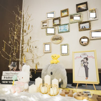 ウェルカムスペースです。キャンドルなどの小物の貸し出し有り。