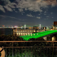 披露宴会場からの夜景