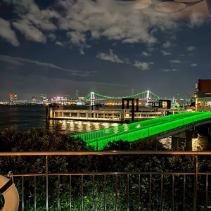 披露宴会場からの夜景|781702さんのT'SUKI sur la mer(ツキ シュール ラ メール)の写真(2591452)