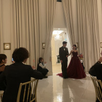 お色直し後の再入場