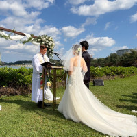 ガーデン挙式は素敵な雰囲気