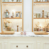 ロビーもホワイト基調で可愛いイメージ