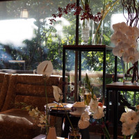 装花はオーダーメイドにしました。