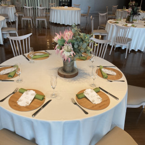 披露宴も広すぎず狭すぎず大きさもちょうどいいです|781780さんのブリーズレイ・プライベートテラスの写真(2592171)