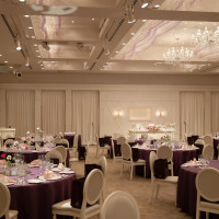 披露宴会場です