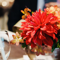 テーブルのお花