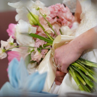 理想のブーケにしてくださいました。