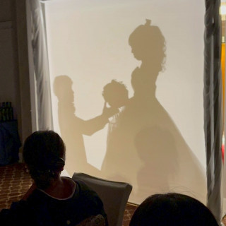 シルエット入場