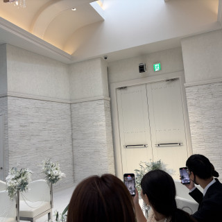 新郎新婦登場前です。