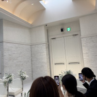 新郎新婦登場前です。