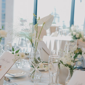 希望通りの素敵な会場装花|781883さんのBRASS BLEU 東京(ブラスブルートウキョウ)●BRASSグループの写真(2596709)