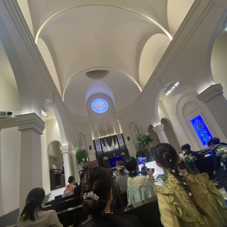 チャペルの後方席からの様子。