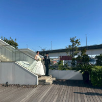 挙式後階段入場