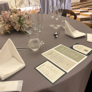お食事会のテーブルコーディネート|781901さんのザ マークグランドホテル（THE MARK GRAND HOTEL）の写真(2593329)