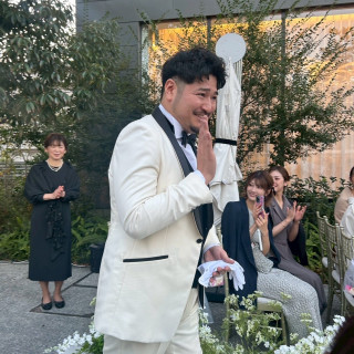 ガーデンチャペルで挙式