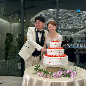 ケーキカット|781907さんのザ ジャクソン ガーデンの写真(2593345)